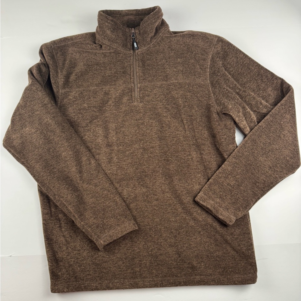 Gander Mountain Men's Brown Zip-Up Sweater